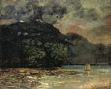 Lake Geneve before the Storm by Gustave Courbet